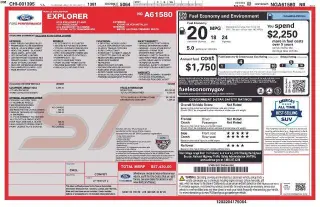 Ford Explorer 2022 AWD ST 4 puertas SUV