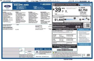 Ford Escape Híbrido 2024 AWD Platinum 4 puertas SUV