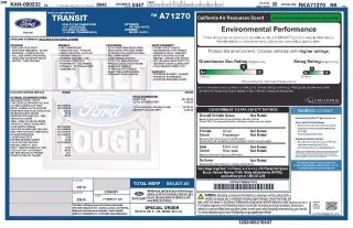 Ford Transit 2024 250 3 puertas SWB Techo Bajo Furgón de Carga