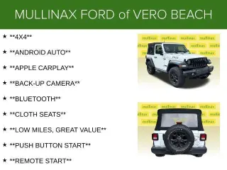 Jeep Wrangler 2022 4x4 Sport 2 puertas SUV
