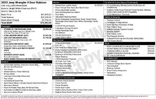 Jeep Wrangler 2023 4x4 Rubicon 4 puertas SUV