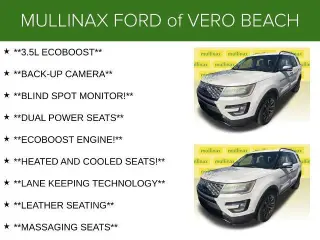 Ford Explorer 2016 AWD Platinum 4 puertas SUV