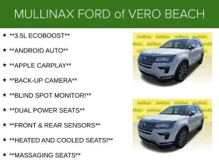 Ford Explorer 2018 AWD Platinum 4 puertas SUV