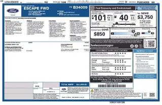 Ford Escape Híbrido Enchufable 2023 Base 4 puertas SUV