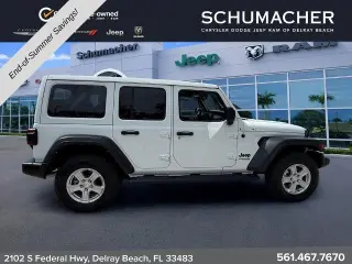 Jeep Wrangler Unlimited 2022 4x4 Sport 4 puertas SUV