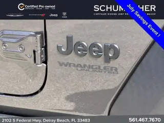 Jeep Wrangler Unlimited 2022 4x4 Sport 4 puertas SUV