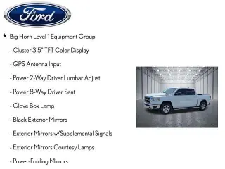 Ram 1500 2022 4x2 Big Horn Cabina Crew de 5.6 pies. Pickup SB