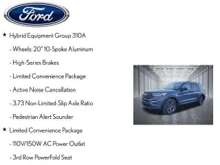 Ford Explorer Híbrido 2021 AWD Limited 4 puertas SUV