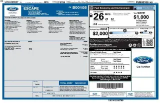 Ford Escape 2015 SE 4 puertas SUV