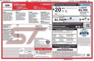 Ford Explorer 2024 AWD ST 4 puertas SUV