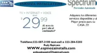TV, INTERNET-TELFON  NEGOCIOS