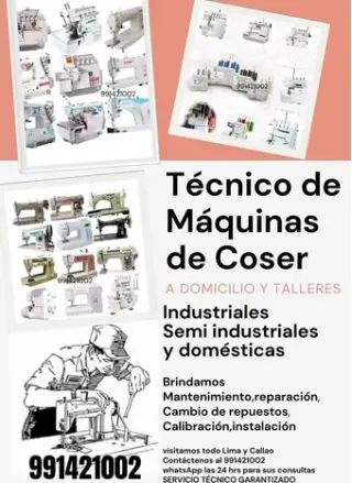 Técnico de máquinas de coser