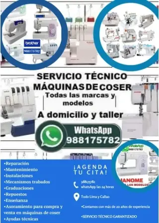Técnico de máquinas de coser