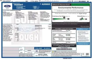 Ford Transit 2025 250 3DR LWB Techo Bajo Furgón de Carga