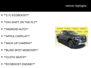 Ford Ranger 2025 4x4 XLT 4 puertas SuperCrew 5.0 pies SB