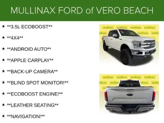 Ford F-150 2018 4x4 Lariat 4 puertas SuperCrew 5.5 pies. Caja corta