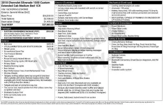 Chevrolet Silverado 1500 2018 4x2 Custom 4 puertas Cabina Doble 6.5 pies SB