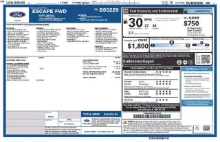 Ford Escape 2024 ST-Line 4 puertas SUV