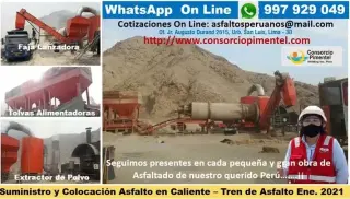 Planta de Asfalto Lima 2026