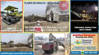 Planta de Asfalto Lima 2026