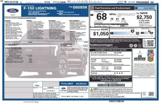 Ford F-150 Lightning 2023 AWD XLT 4 puertas SuperCrew 5.5 pies. SB