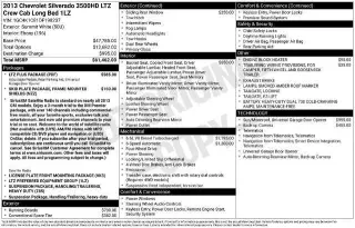 Chevrolet Silverado 3500HD 2013 4x4 LTZ 4dr Crew Cab SRW