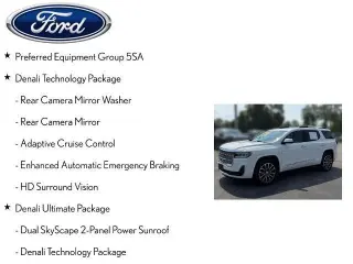 GMC Acadia 2023 Denali 4 puertas SUV familiar