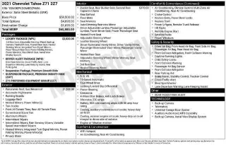 Chevrolet Tahoe 2021 4x4 Z71 4 puertas SUV