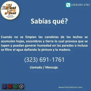 Limpiamos Canaletas de Lluvia