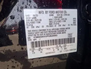 Ford Explorer 2023 AWD ST-Line 4 puertas SUV