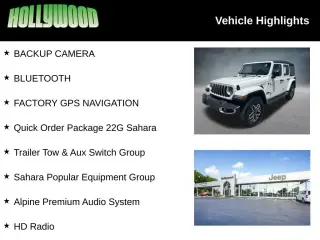 Jeep Wrangler 2025 4x4 Sahara 4 puertas SUV