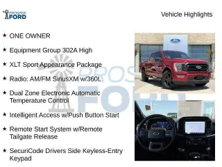 Ford F-150 2022 4x2 XLT 4 puertas SuperCrew 6.5 pies. SB