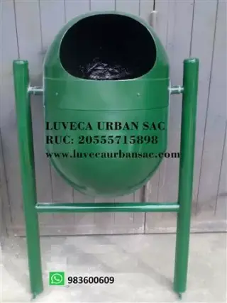 TACHOS DE BASURA METALICOS PER