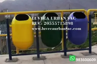 TACHOS DE BASURA METALICOS PER