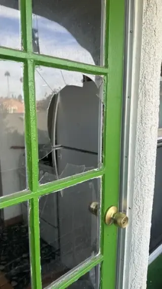 Reemplazo de vidrio roto