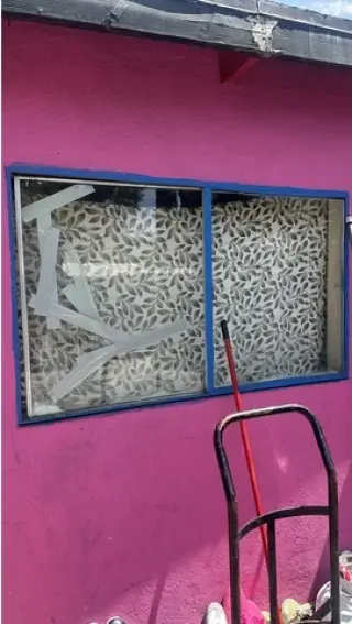 Reemplazo de vidrio roto