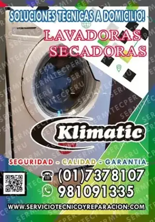 Técnicos »Lavadoras» Klimatic«