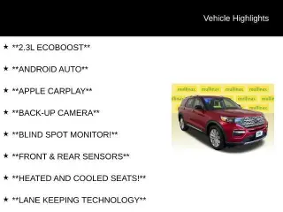 Ford Explorer 2023 Limited 4 puertas SUV