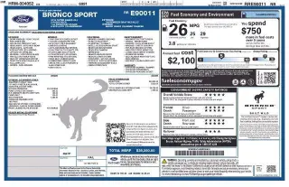 Ford Bronco Sport 2024 AWD Outer Banks 4p SUV