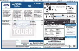 Ford Maverick 2025 XL 4dr SuperCrew 4.5 ft. SB