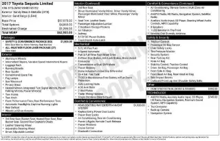 Toyota Sequoia 2017 4x4 Limited 4p SUV FFV