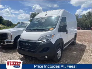 Ram ProMaster 2024 Tradesman 2500 136 WB 3dr High Roof Cargo Van sin asiento de pasajero
