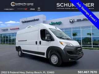 Ram ProMaster 2024 Tradesman 2500 159 WB 3 puertas Techo Alto Furgón de Carga con Asiento del Pasajero