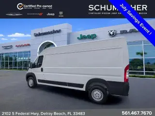 Ram ProMaster 2024 Tradesman 2500 159 WB 3 puertas Techo Alto Furgón de Carga con Asiento del Pasajero