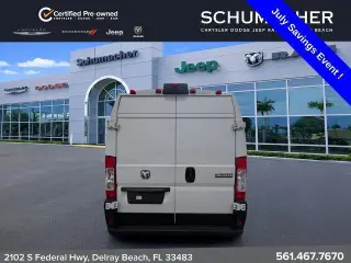 Ram ProMaster 2024 Tradesman 2500 159 WB 3 puertas Techo Alto Furgón de Carga con Asiento del Pasajero