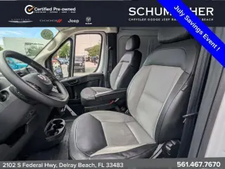 Ram ProMaster 2024 Tradesman 2500 159 WB 3 puertas Techo Alto Furgón de Carga con Asiento del Pasajero