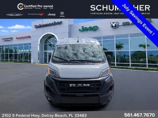 Ram ProMaster 2025 Tradesman 2500 159 WB 3 puertas Techo Alto Furgón de Carga sin Asiento de Pasajero