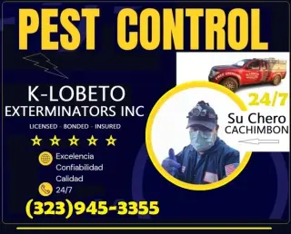 PEST CONTROL SERVICES 24/7.-