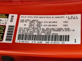 Toyota Tacoma 2024 4x4 TRD Sport 4p Doble Cab 6.1 ft LB