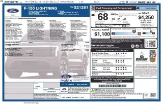 Ford F-150 Lightning 2024 AWD XLT 4p SuperCrew 5.5 ft. SB